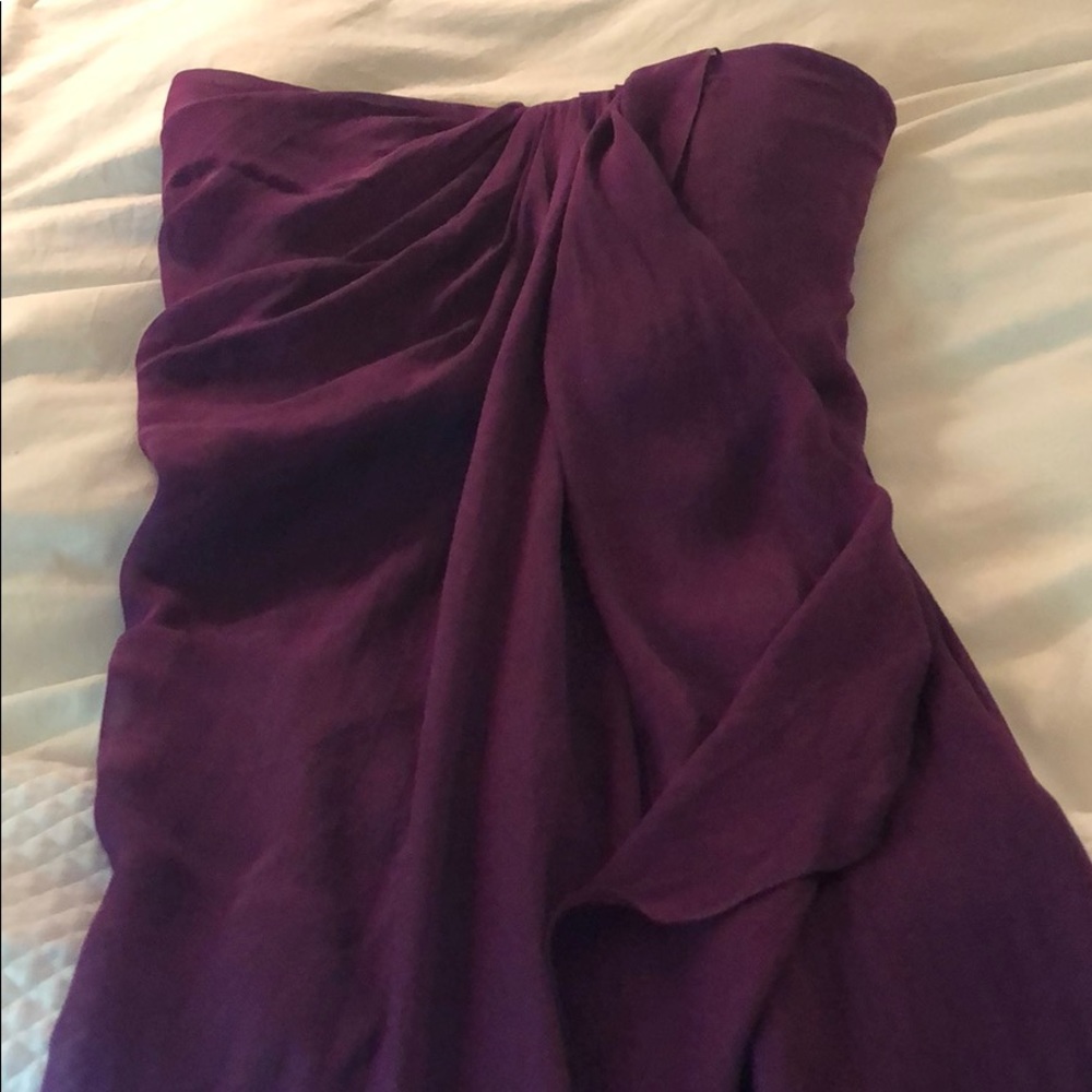 Matthew Williamson - Purple Silk Organza Dress